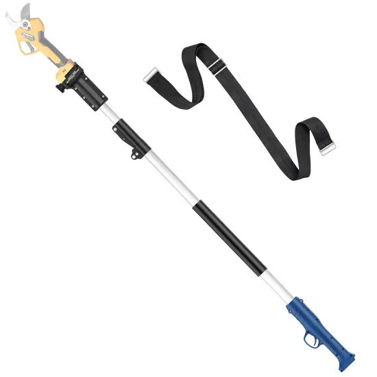 Telescopic Extension Rods for Pruning Shears and Chain Saws