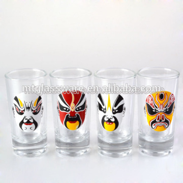 new products Beijing opera custom shot glass