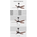 Popular hot sale modern led ceiling fan