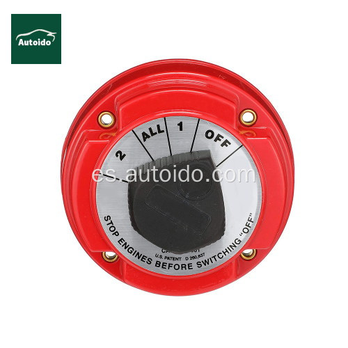 Interruptor de desconexión de la batería, interruptor selector de batería de 12V