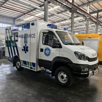 Ambulancia diesel 4x4 para la respuesta de emergencia todoterreno