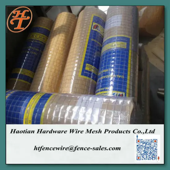 High quality low-carbon steel wire welded wire mesh / square hole galvanized welded wire mesh