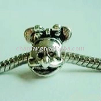 Micky metal beads, animal bead