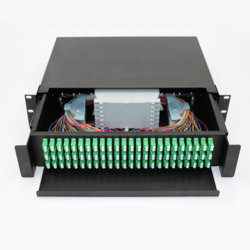 APT Patch Panel Terminal Box 48 Cores with Sliding and Non-Sliding FC LC SC Adaptors for FTTH