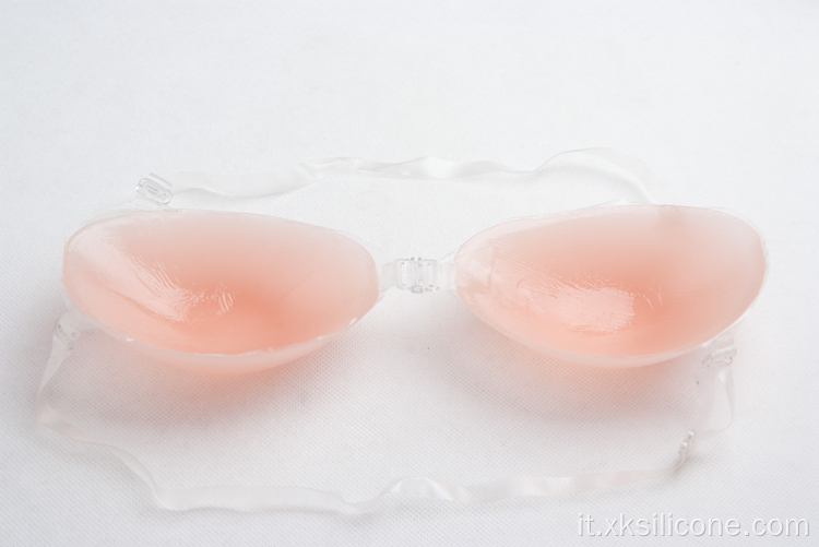 Reggiseno seno invisibile sexy senza spalline in silicone