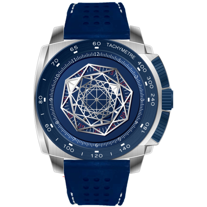 Big watch dial Masculine Watch with Octagonal hands