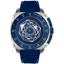 Big Watch Dial Masculine Watch con manos octogonales