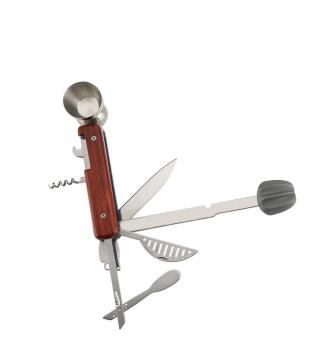 8 in 1 multi-purpose stainless steel bar tool
