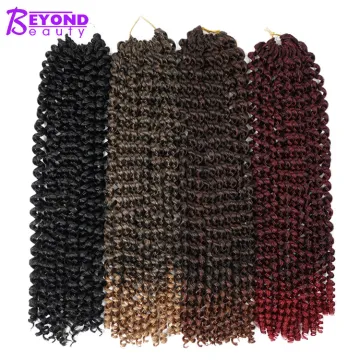 18 inch wholesale Passion Twist hair crochet braid fiber Passion spring twist hair curly spring curl hair crochet braid spring