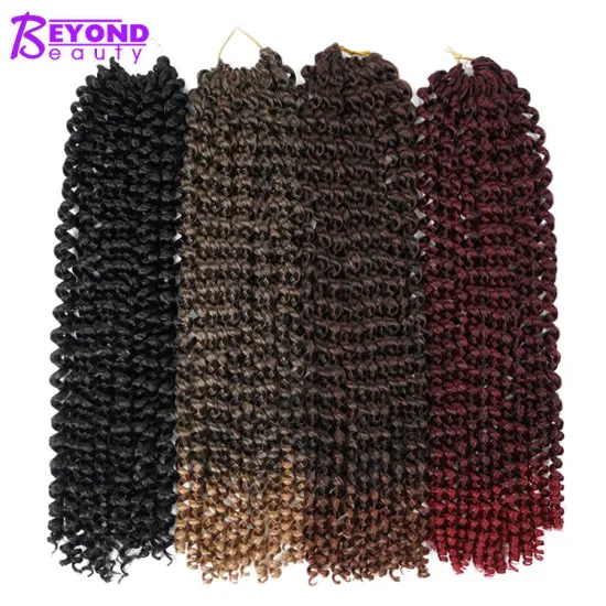 18 inch wholesale Passion Twist hair crochet braid fiber Passion spring twist hair curly spring curl hair crochet braid spring