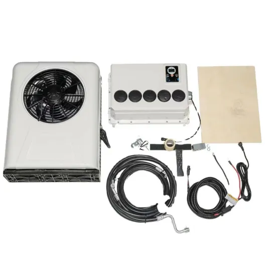 Wall-Mounted 12V/24V Electric Battery Powered Truck Parking Air Conditioner for VAN RV
