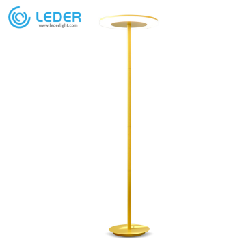 LEDER Stor golvlampa Design