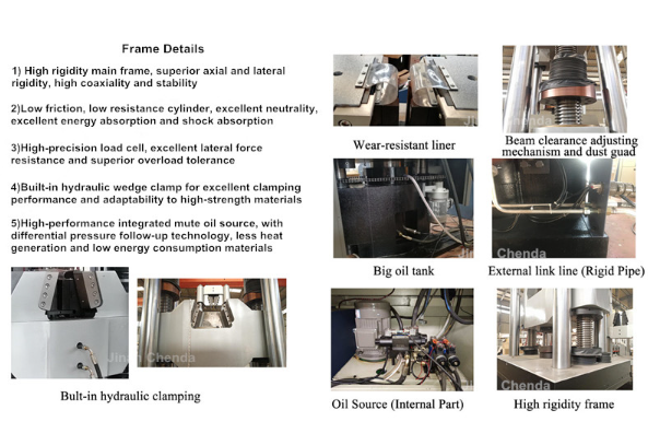 600KN Computer Control Machine Hydraulic Universal Machine