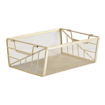 Wrought iron combination basket desktop receive a case