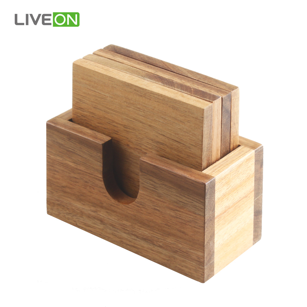 Cadou personalizat pentru coșuri din lemn, setat cu suport