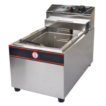 Commercial temperature control gas fryer