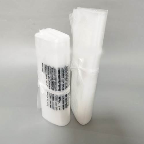 투명 무광택 지퍼 의류 포장 백