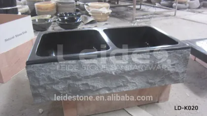 Absolut black chiseled apron front kitchen sink apron sink                        
                                                Quality Choice