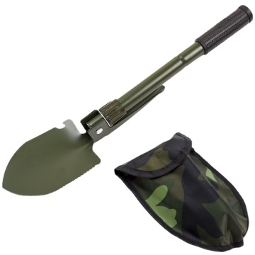 Portable Folding Tactical Survival Steel Shovel for Camping and Gardening