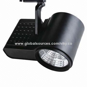 26W LED Track Light with Imported High-power Ultra-bright LED Chip, Using PMMA Lens, No Glare