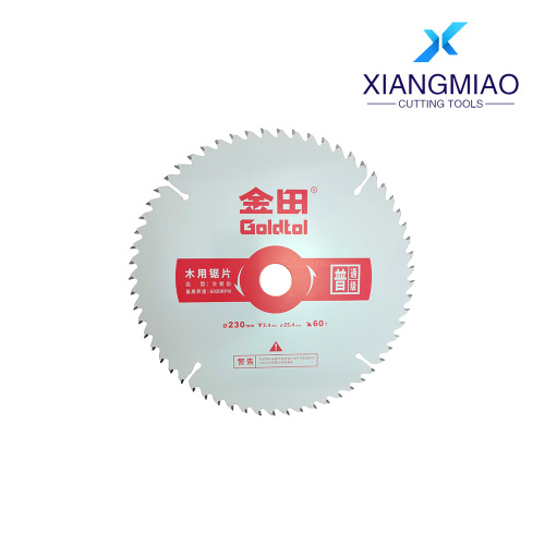 Пильное полотно по дереву общего назначения Goldtol 230 мм 60 зуб.