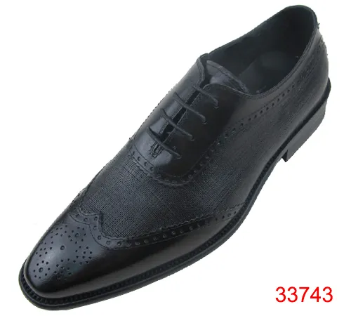 calfskin high fashion leather men dress shoes