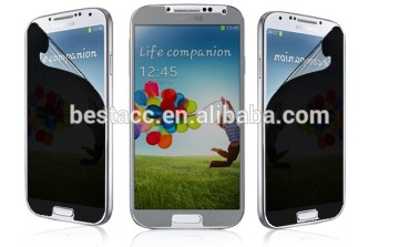 A+ quality Anti peep, privacy screen protectors for Samsung galaxy S4/S5 with whole sale price