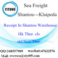 Shantou Port LCL Consolidatie naar Klaipeda