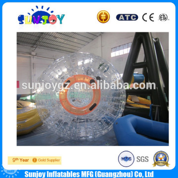 SUNJOY 2016 hot selling PVC inflatable zorb ball with single hole entrance