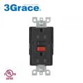 UL 943 GFCI Wall Outlet с самопротестированием 15A