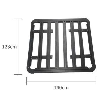 Universal Aluminum Roof Racks for Jeep Wrangler JK 07-17 JL18-22 Off Road 4X4 Roof Carrier Platform