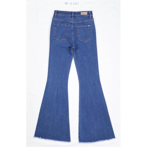 Dark Blue Flared Jeans Wholesale