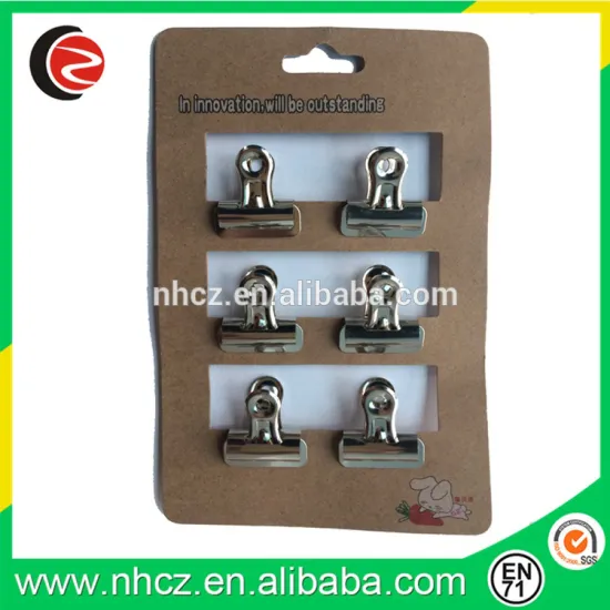 19MM Silver Bulldog Clip
