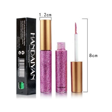 Großhandel Heißes Eye Beauty Make-up glänzender Glitzer Schimmer Multi-Color Metallic Flüssigkeit Eyeliner
