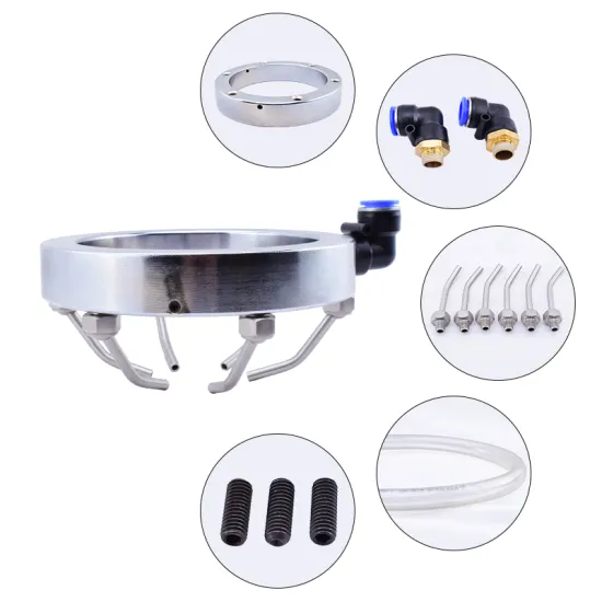 Tool Cooling Water Spray Rings for CNC Machines: Sizes 62/80/100/125/130/140/155/170mm