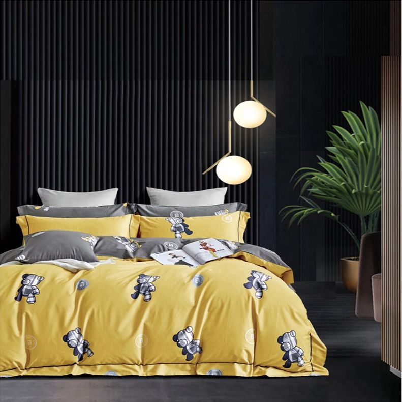 Luxury Egyptian Cotton Printed Comforter and Bedding Set