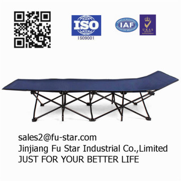 Oxford fabric heavy duty cheap folding portable camping bed