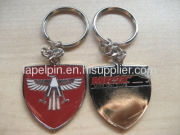 Soft Enamel Double Sided Keychain 