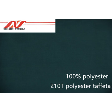 Grön 100% polyester 210T polyester taft