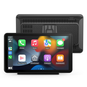 شاشة CarPlay اللاسلكية 7 بوصة لشاشة Apple - AutoABC Android Auto مع GPS Navi و Touch و Bluetooth Mirror Link