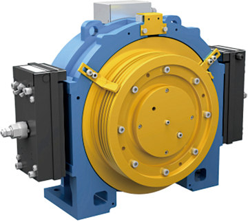 Motor Gearless do elevador da máquina da tração do elevador do ímã com certificação do CE
