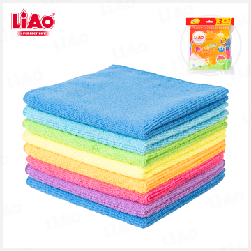 LiAo 4 Pack Microfiber Cleaning Cloths