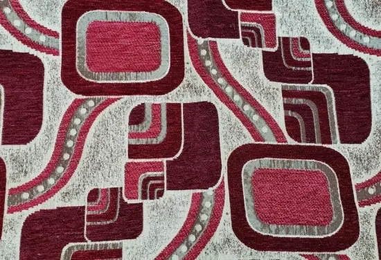 Polyester Jacquard Chenille Fabric for Sofa Cover