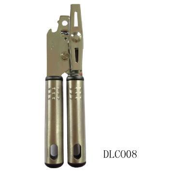 Stainless steel safety can opener
