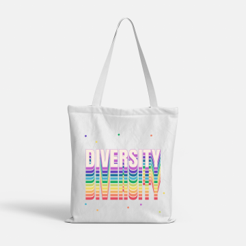 Rainbow Diversity Pride Day Celebration Tote Bag