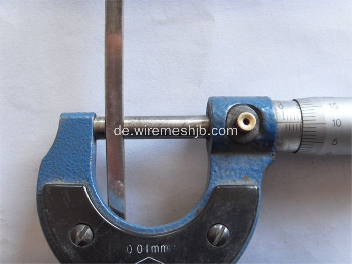 5.1mmx1.5mm galvanisierter flacher Stahldraht