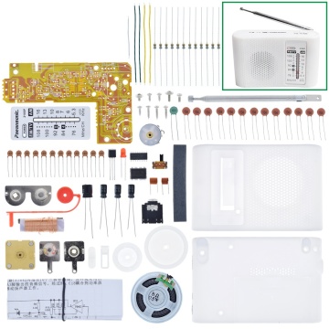 TZT AM/FM Stereo Radio Kit for Arduino - DIY CF210SP Electronic Production Suite