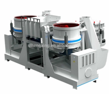 Double disk automatic centrifugal disc polishing machine for metal polishing