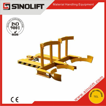 2015 New Sinolift DG800 Steel Plastic Oil Drum Forklift Attachment Drum Grab for Sale