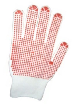 Cotton Working Gloves Non-slip Dots